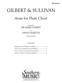 Arias for 4-Flute Choir von Gilbert & Sullivan 
