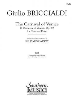 The Carnival of Venice von Giulio Briccialdi 