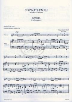 9 Sonate facili del barocco italiano 