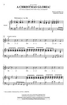 A Christmas Gloria! von Timothy Shaw 