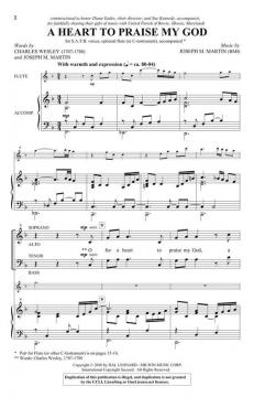 A Heart to Praise My God von Joseph M. Martin 