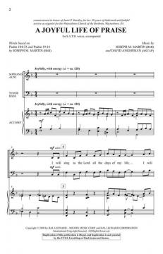 A Joyful Life of Praise von David Angerman 
