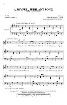 A Joyful, Jubilant Song von David Angerman 