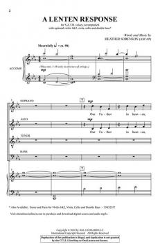 A Lenten Response von Heather Sorenson 