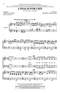 A Psalm for Life von Joseph M. Martin 