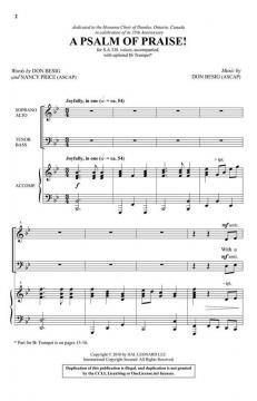 A Psalm of Praise! von Don Besig 