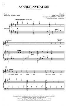 A Quiet Invitation von Joseph M. Martin 