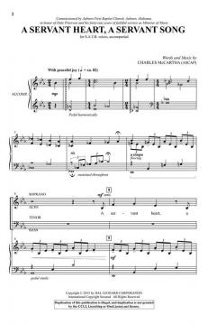 A Servant Heart, A Servant Song von Charles McCartha 