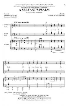 A Servant's Psalm von Joseph M. Martin 