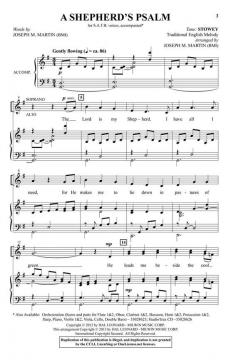 A Shepherd's Psalm von Joseph M. Martin 