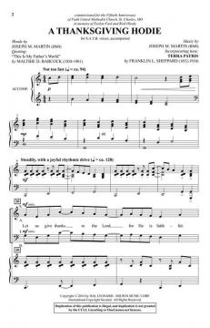 A Thanksgiving Hodie von Joseph M. Martin 