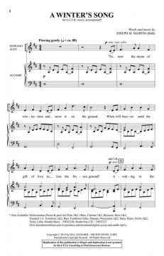 A Winter's Song von Joseph M. Martin 