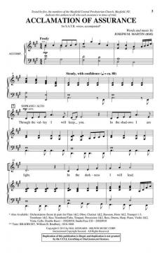 Acclamation of Assurance von Joseph M. Martin 
