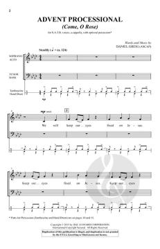 Advent Processional von Daniel Greig 