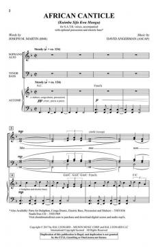 African Canticle von Joseph M. Martin 