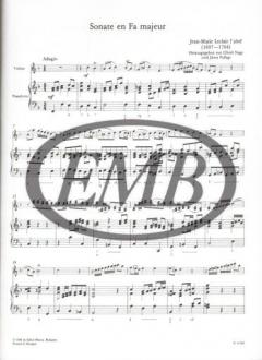 6 Sonaten Band 1 von Jean-Marie LeClair 