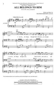 All Belongs to Him von Heather Sorenson 