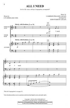 All I Need von Cameron Pollock 