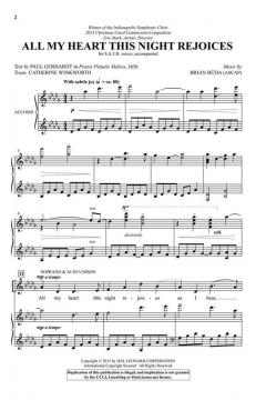 All My Heart This Night Rejoices von Brian Buda 