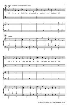 Alleluia! Christ Has Triumphed! von John Evans 