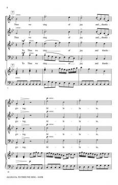 Alleluia, To Thee We Sing 