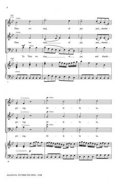 Alleluia, To Thee We Sing 