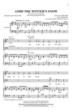 Amid the Winter's Snow 