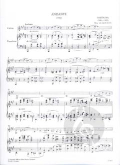 Andante von Béla Bartók 