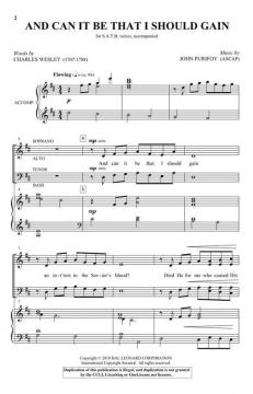 And Can It Be That I Should Gain von John Purifoy 