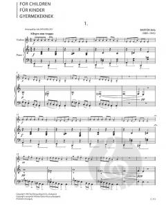 For Children von Béla Bartók 