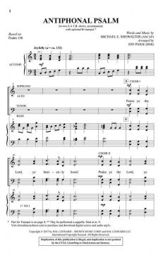 Antiphonal Psalm von Michael E. Showalter 