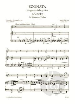 Sonata von Béla Bartók 