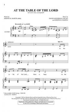 At the Table of the Lord von Joseph M. Martin 