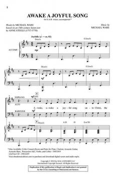 Awake a Joyful Song von Michael Ware 