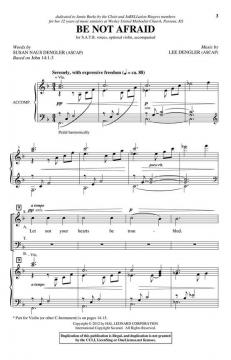 Be Not Afraid von Lee Dengler 