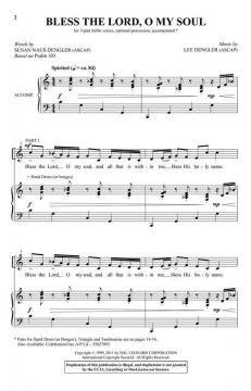 Bless the Lord, O My Soul von Lee Dengler 