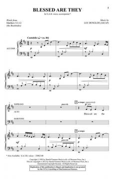 Blessed Are They von Lee Dengler 