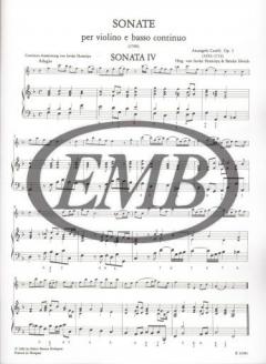 12 sonate per violino e basso continuo 1/b von Arcangelo Corelli im Alle Noten Shop kaufen