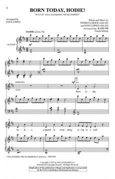 Born Today, Hodie! von Patricia Mock 