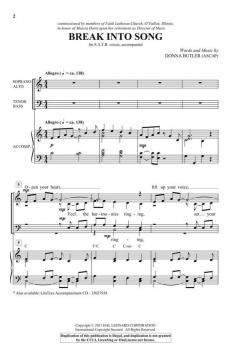 Break Into Song von Donna Butler 