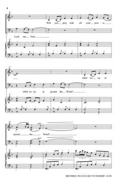 Brethren, We Have Met to Worship 