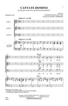 Cantate Domino 
