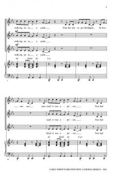 Carly Simon's Greatest Hits: A Choral Medley 