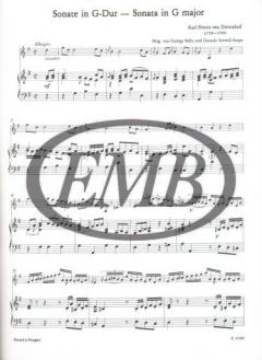 3 sonate von Carl Ditters von Dittersdorf 