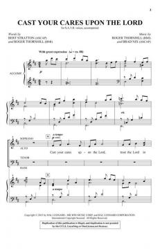 Cast Your Cares Upon the Lord von Brad Nix 
