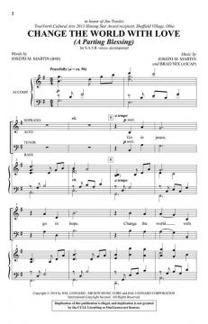 Change the World with Love von Joseph M. Martin 