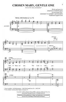 Chosen Mary, Gentle One von Joseph M. Martin 