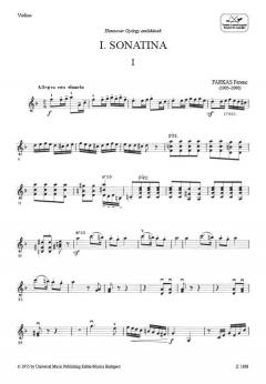 Two Sonatinas von Ferenc Farkas 
