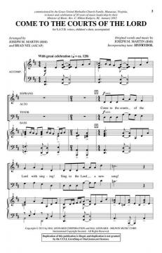 Come to the Courts of the Lord von Joseph M. Martin 