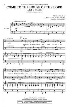 Come to the House of the Lord von Charles McCartha 